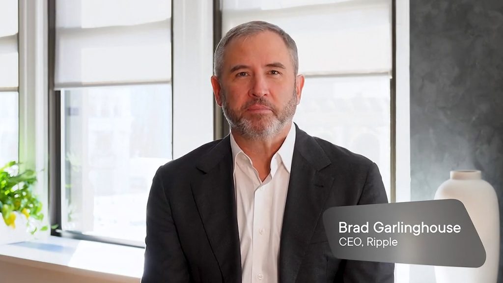 brad garlinghouse, the CEO of RIpple